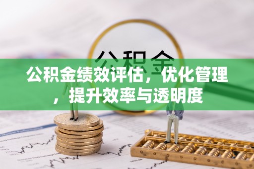 信阳公积金绩效评估，优化管理，提升效率与透明度
